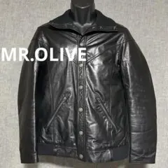 MR.OLIVE ミスターオリーブ　レザージャケット　シングルレザー　Mのサムネイル