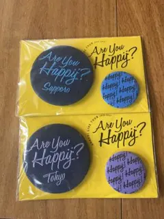嵐　Are you happy? 缶バッジ　2種(札幌、 東京)