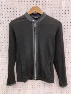 COMME CA ISM Y2Kギミック リブニット ジップアップジャケット