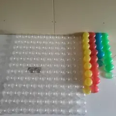 【送料無料】132個ガチャガチャ空カプセル大量セット