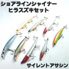 ショアラインシャイナー サスケ サイレントアサシン ヒラスズキ 8個セット ショアラインシャイナー サスケ サイレントアサシン ヒラスズキ 8個