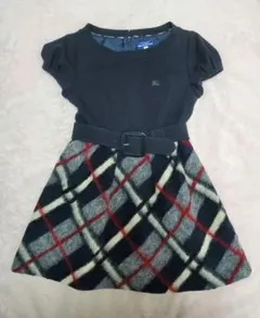 最終価格‼️BURBERRY BLUE LABEL ワンピースベルト付