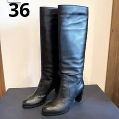 sergio rossi セルジオロッシ　ロングブーツ　ブラック　36