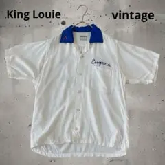 ヴィンテージ King Louie ボーリングシャツ ダイヤ柄刺繍 - メルカリ