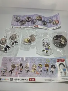 くら寿司×にじさんじ✩︎⡱めじるしチャーム✩︎⡱缶バッジ　セット