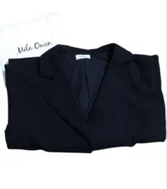 Mila Owen ブラック ロングコート