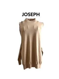 【タグ付】JOSEPH シルク混ノースリーニット 変形チュニック ベージュのサムネイル