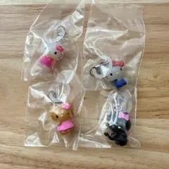 ハローキティ　めじるしアクセサリー　お花　スタンダード　日焼け　小悪魔