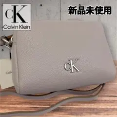 新品 カルバンクライン ショルダーバッグ 希少カラー カメラバッグ ベージュ