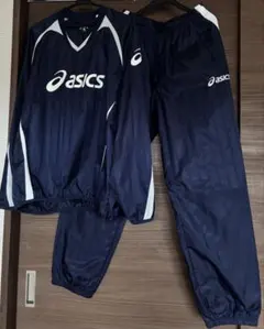 激レア】日本製 ヴィンテージ ASICS ウインドブレーカー セットアップ