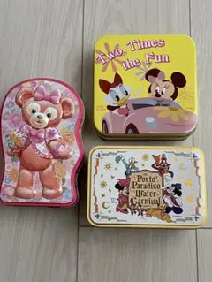 ディズニーお菓子空き缶3点セット
