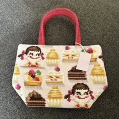 おまけ付フェイラー チェリッシュユー かごバッグ紺 - メルカリ