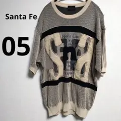 ジャンク品　santafe サンタフェ ニット セーター 半袖