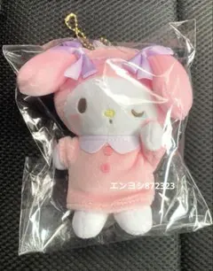 ♡ サンリオ マイメロ 双子 ぬいぐるみ マスコット むにゅぐるみ レア ♡ 祝50周年♪「My Melody 50周年 POP UP STORE × むにゅぐるみ