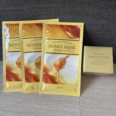 新品未使用ローヤルゼリーパーフェクトジェル50g ハニーマスク３枚付きのサムネイル