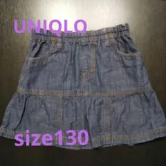 UNIQLOデニムスカートsize130