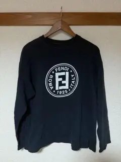 【訳アリ】FENDI フェンディ ロゴ スウェット ブラック