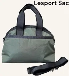 美品 Lesport Sac グリーン　2wayショルダーバック