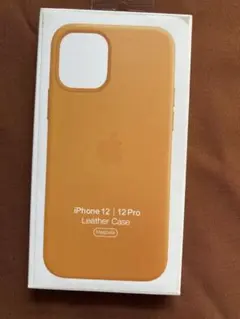 匿名発送純正iPhone 12/12Pro レザーケース　カリフォルニアポピーのサムネイル