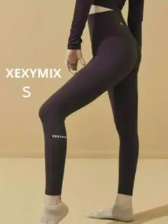 XEXYMIXゼクシィミックス　レギンス　Ｓ　クラッシュワイン