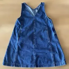 UNIQLO ジャンバースカート 120 デニム