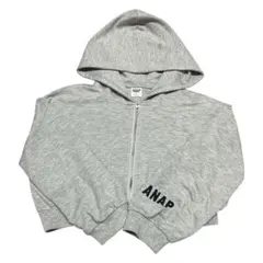 ANAP グレー フルジッパー クロップド　130