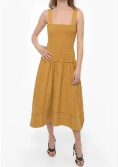 新品　PROENZA SCHOULER レース　ワンピース Midi Dressのサムネイル