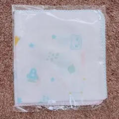 ガーゼタオル 動物と星のプリント