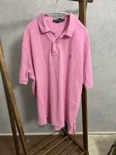 Polo by Ralph Lauren XL ピンクポロシャツ