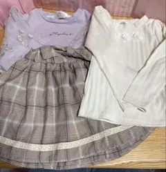 マジョリカ　スカート　トップス　100cm