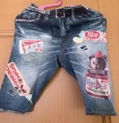 ヒステリックミニ　ライクアデニム　ハーフパンツ