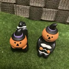 デコレ コンコンブル ハロウィン パンプキン 置物 2点セット