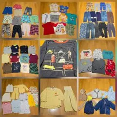 あ*き様 男児 春夏 服 上下セット / 男の子 春夏 コーデ まとめ売り 90