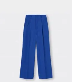 GU カラースラックス ブルー Lサイズ