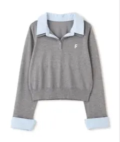 【値下げNG】FREE'S MART 衿付きレイヤード風ポロニット（⚠️旧ver）