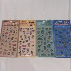 ディズニー　キャラクターシール 4枚セット