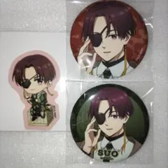 WINDBREAKER【蘇枋隼飛】カモフラ　缶バッジ　ステッカー