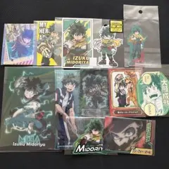 【未使用・未開封】ヒロアカ　緑谷出久　デク　カード　ステッカーまとめ売り