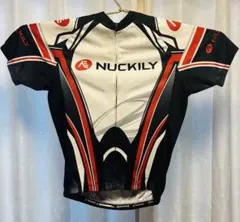 未使用▲NUCKILY サイクルウェア サイクルジャージ 上下セット ( M ) 3D立体デザイン 反射素材 春用 夏用 半袖 防風 吸汗速乾 通気 ▲