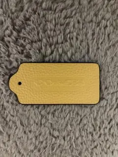 coach レザー　タグ型キーホルダー