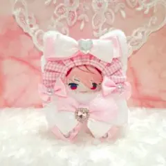 にじぱぺっと にじぱぺ　ぬい服 きぐるみ 10cm サクラピンクのサムネイル