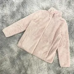 『UNIQLO』ユニクロ　ファーリーフリースジャケット　長袖　ハイネック　L