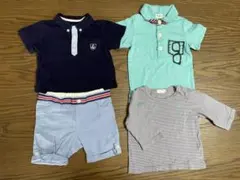 コムサイズム⭐︎ベビー服セット 80cm未満 ポロシャツ・ショートパンツ