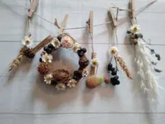 ドライフラワー　ガ―ランド