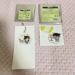 コナンカフェ ミニアクリルスタンドB 江戸川コナン 毛利蘭 アクキー