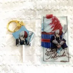 ヒロアカ　カップケーキ　轟焦凍　キャンディ風キーホルダー　クリアカード　a