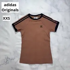アディダスオリジナルス リブ リンガーTシャツ 3ストライプ 2XSのサムネイル