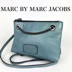 希少カラー美品MARC BY MARC JACOBS レザー クロスボディバッグ