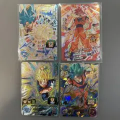 スーパードラゴンボールヒーローズ 孫悟空 ベジット カード 4枚セットまとめ売り