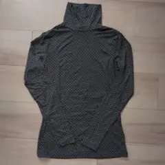 UNIQLO ヒートテックTシャツ ハイネック ドット柄　S
